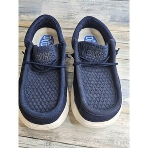 Hey Dude Wally  Shoes Mens 7 Blue Casual Lightweight Comfort